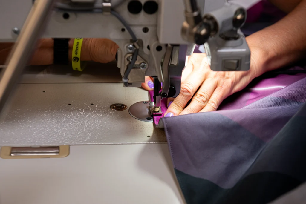 Stampa gazebo EvoData nei laboratori Elle-Erre